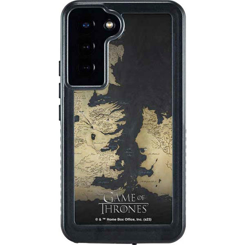Game of Thrones: Westeros Map Galaxy S24 Plus Waterproof Case
